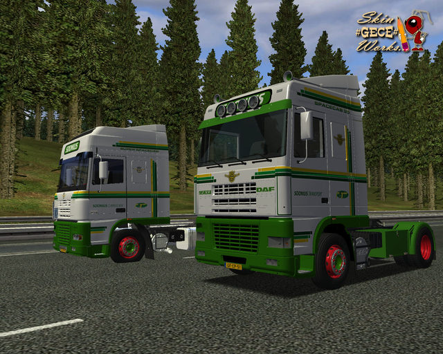 gts Daf XF105 + Xf95 pack Soonius by #GECE# verv s GTS COMBO'S