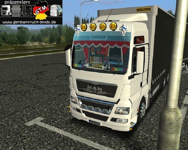 gts Man TGX BDF 6x4 + tandem + interieur by Patric GTS COMBO'S