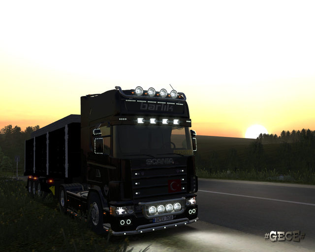 gts Scania 124L BarlÄ±k + Serin Trailer by #GECE#  GTS COMBO'S