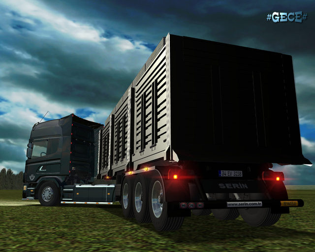 gts Scania 124L BarlÄ±k + Serin Trailer by #GECE#  GTS COMBO'S