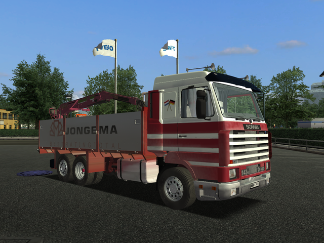 gts Scania 143 Streamliner BDF JONGEMA by NewTon v GTS TRUCK'S