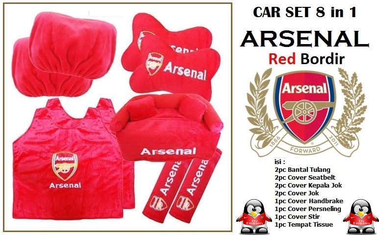 .arsenal red bordir - 