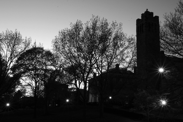 Tufts' Chapel and Academic Buildings Travels in Black & White