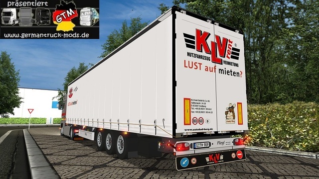 gts Fliegl - KLV Rent Trailer skin by Mjaym verv r GTS TRAILERS