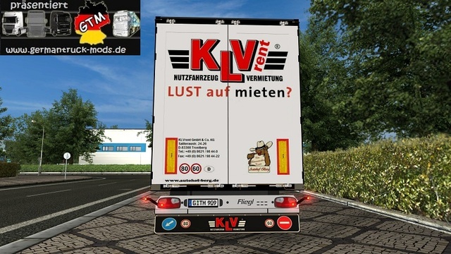 gts Fliegl - KLV Rent Trailer skin by Mjaym verv r GTS TRAILERS