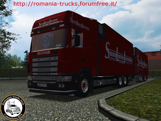 ats gts Scania 124L 470 6x4 BDF V8 + tandem frigo  GTS COMBO'S