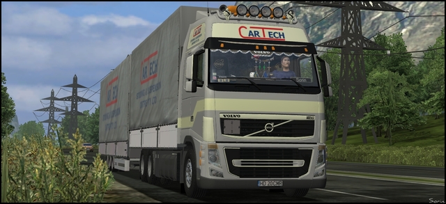 gts Volvo FH16 BDF 6x4 Car-Tech + Interieur + Tand GTS COMBO'S