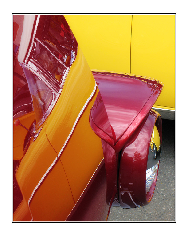 Hot Rod refelection Automobile
