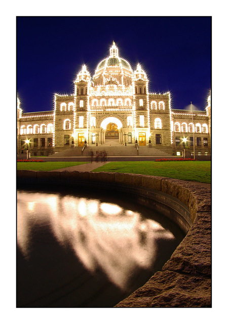 Parliment Reflection Vancouver Island