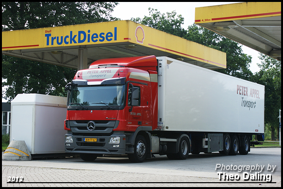 Appel Transport, Peter - Zwaagdijk  BX-FT-67 Mercedes 2012