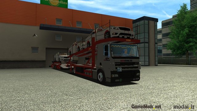 ets AUTOVERSLAS DAF CF + Tandem by Robertas Skin b ETS DIVERSEN