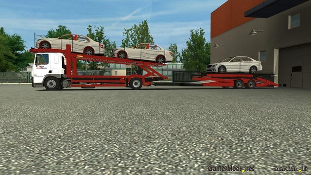 ets AUTOVERSLAS DAF CF + Tandem by Robertas Skin b ETS DIVERSEN