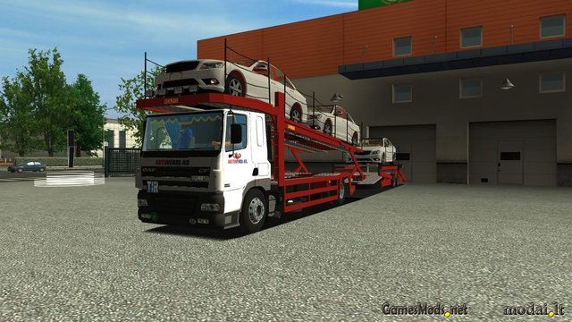 ets AUTOVERSLAS DAF CF + Tandem by Robertas  Skin  ETS DIVERSEN