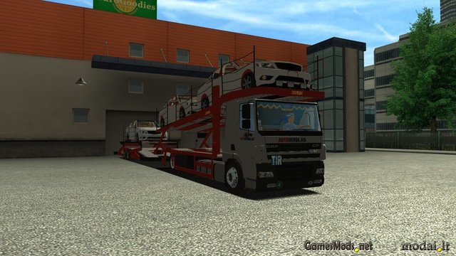 ets AUTOVERSLAS DAF CF + Tandem by Robertas Skin b ETS DIVERSEN