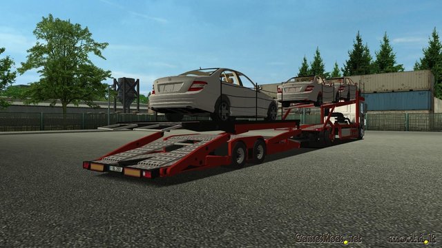 ets AUTOVERSLAS DAF CF + Tandem by Robertas Skin b ETS DIVERSEN