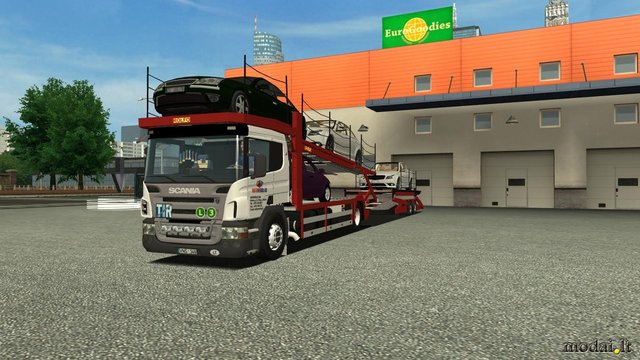 ets AUTOVERSLAS Scania P380 + Tandem by Dragunas s ETS DIVERSEN