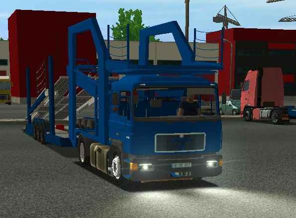 ets Man F2000 autotransporter + tandem verv  ETS DIVERSEN