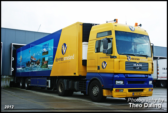 Ridder & de Vries Transporten - Nes  BV-RG-88 MAN 2012