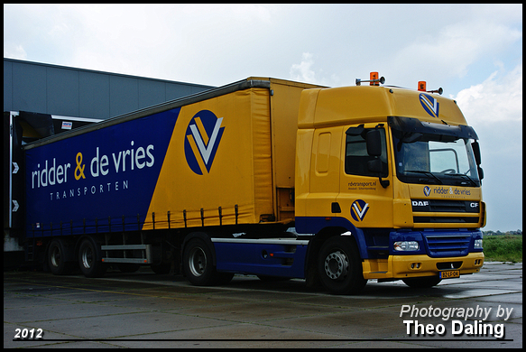 Ridder & de Vries Transporten - Nes  BZ-LF-04 Daf 2012