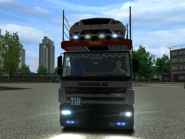 ets AUTOVERSLAS Daf CF autotransporter + tandem by ETS COMBO'S