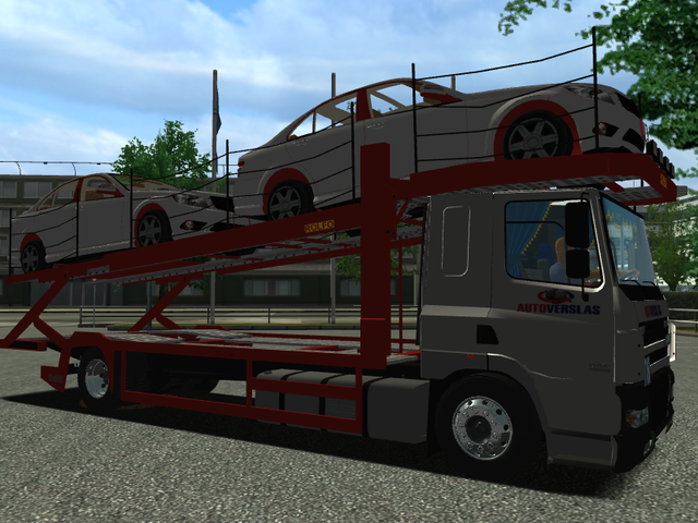 ets AUTOVERSLAS Daf CF autotransporter + tandem by ETS COMBO'S