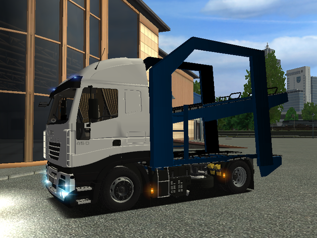 ets Iveco Stralis 450 autotransporter + tandem by  ETS COMBO'S