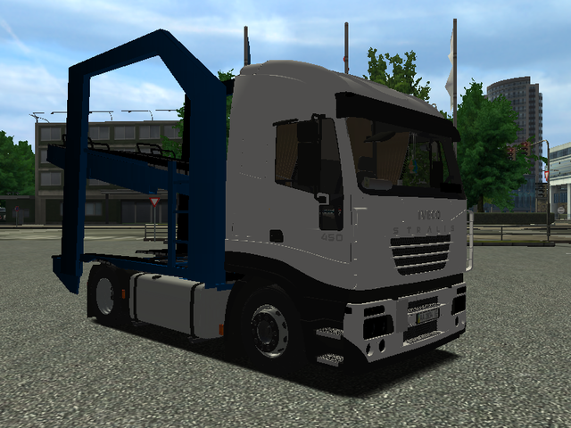 ets Iveco Stralis 450 autotransporter + tandem by  ETS COMBO'S