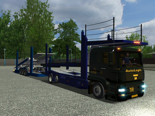 ets Man TGA I 18480 bls autotransporter + tandem A ETS COMBO'S