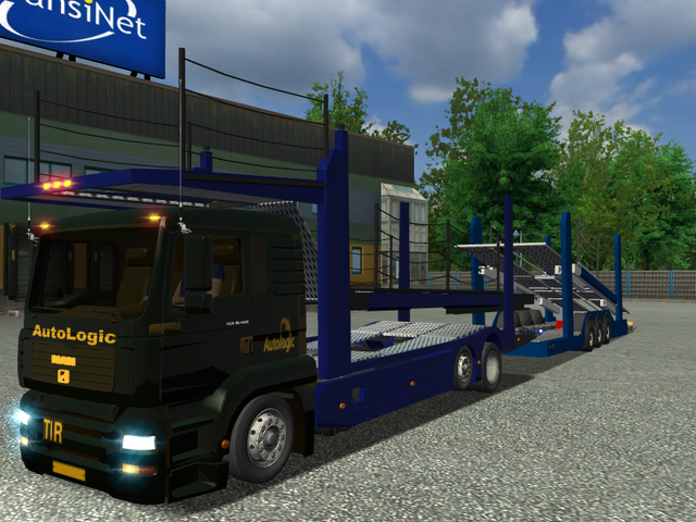 ets Man TGA I 18480 bls autotransporter + tandem A ETS COMBO'S