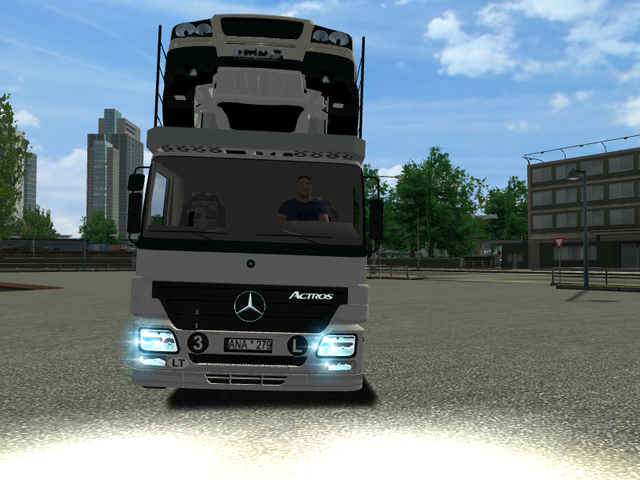 ets Mercedes Actros bdf autotransporter + tandem v ETS COMBO'S