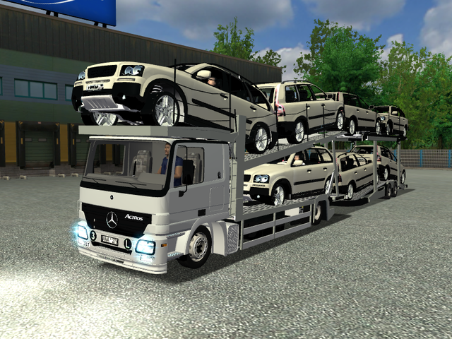 ets Mercedes Actros bdf autotransporter + tandem v ETS COMBO'S