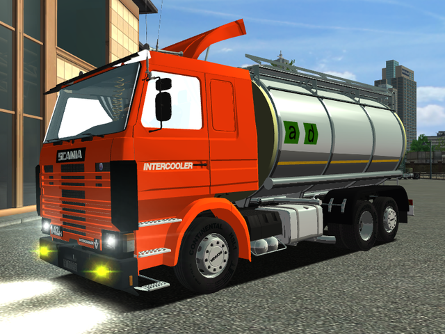 ets Scania 142H BDF + aanhanger tanktransport by M ETS COMBO'S