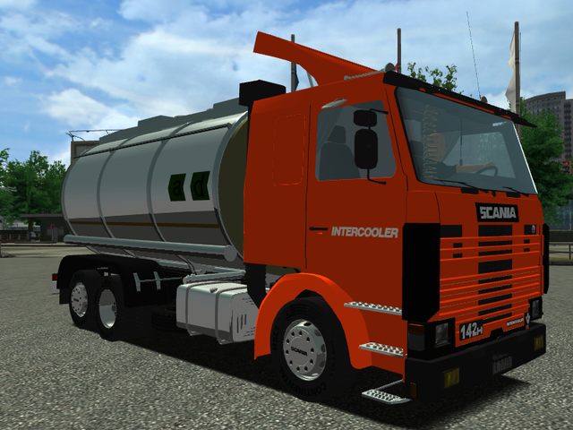 ets Scania 142H BDF + aanhanger tanktransport by M ETS COMBO'S