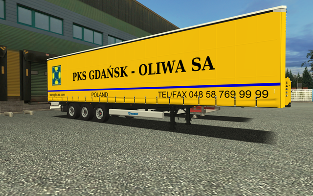 gts Daf XF + Krone trailer skin by lesin111 verv m GTS COMBO'S