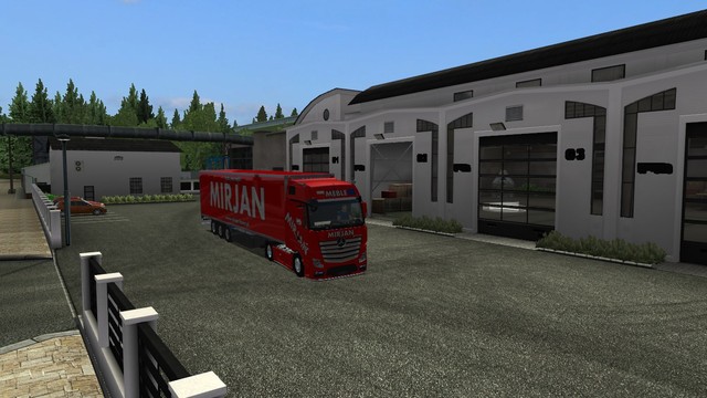 gts Mercedes Actros MP4 + Trailer MIRJAN by DJ Lor GTS COMBO'S