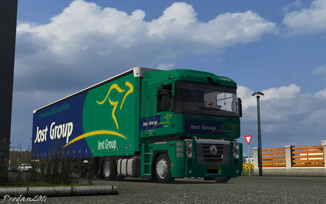 gts Renault Magnum + Trailer JOST GROUP verv mb B  GTS COMBO'S