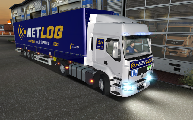 gts Renault Premium + Trailer NETLOG LOGISTIK by K GTS COMBO'S