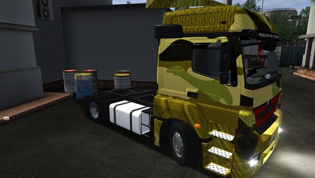 gts Mercebes Axor Militar by Optimist skin by TheF GTS TRUCK'S