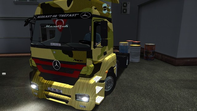 gts Mercebes Axor Militar by Optimist skin by TheF GTS TRUCK'S