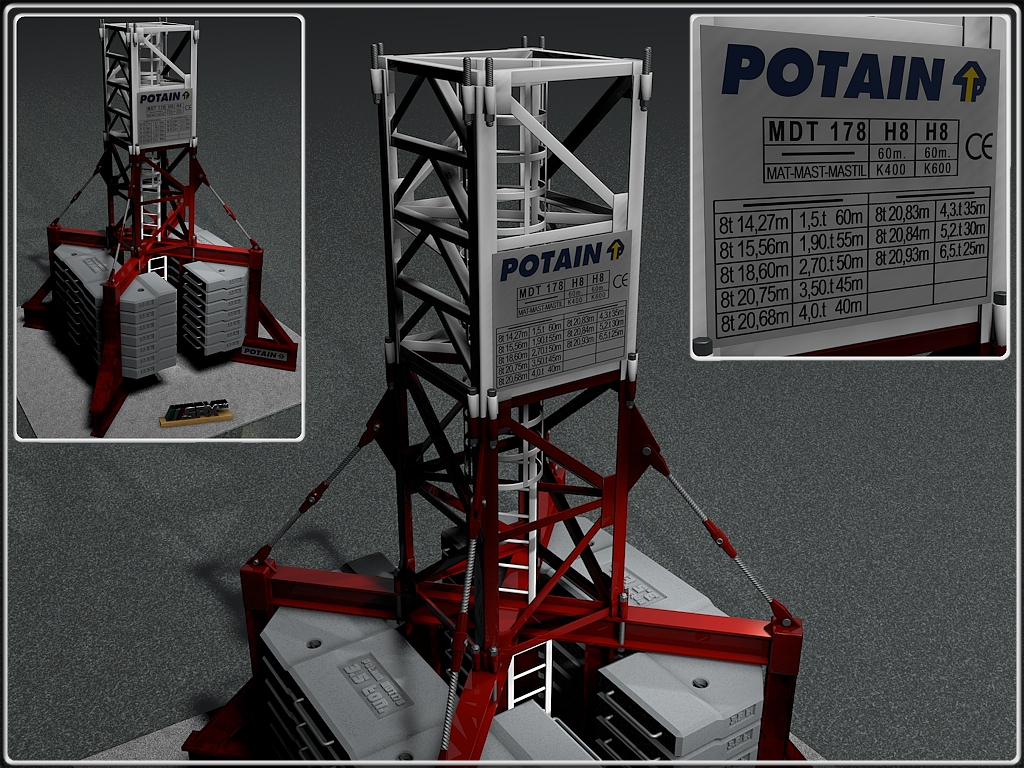 Potain 6 - Saxâ„¢ 3D Works