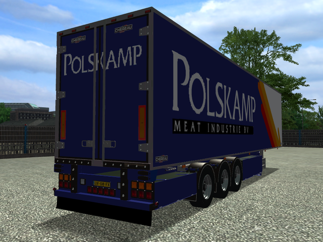 ets Chereau trailer POLSKAMP skin coen222 verv ree ETS TRAILERS