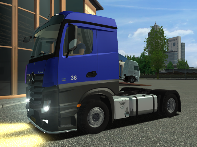 ets Mercedes Actros MP4 + citytrailer ALDI by coen ETS COMBO'S