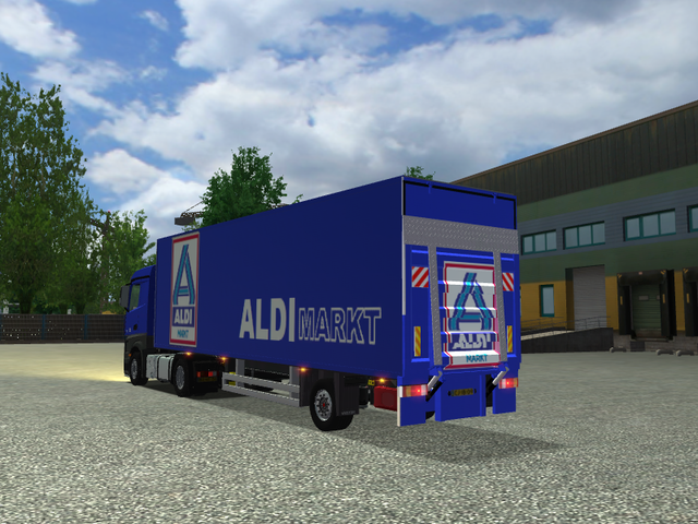 ets Mercedes Actros MP4 + citytrailer ALDI by coen ETS COMBO'S