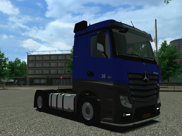 ets Mercedes Actros MP4 + citytrailer ALDI by coen ETS COMBO'S