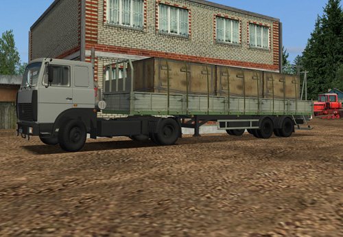 gts MAZ 5432 + interieur + trailer by Ols, BrUISeR GTS COMBO'S