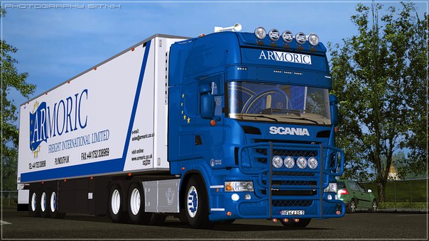 gts Scania R560 topline + Chereau trailer ARMORIC  GTS COMBO'S