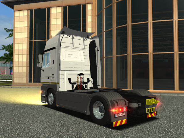 ets Mercedes Actros + trailer RV Transport verv mb ETS COMBO'S