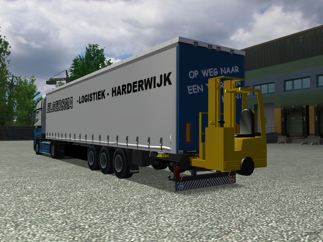 ets Mercedes Actros MP4 + trailer (kooiaap) Elgers ETS COMBO'S