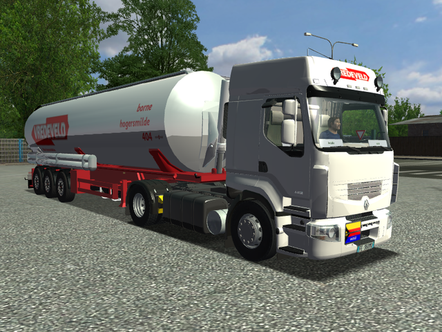 ets Renault Premium + Bulktrailer VREDEVELD Transp GTS COMBO'S