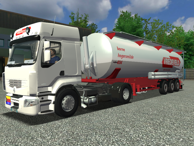 ets Renault Premium + Bulktrailer VREDEVELD Transp GTS COMBO'S